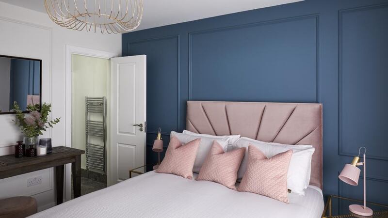 One of the main bedrooms.