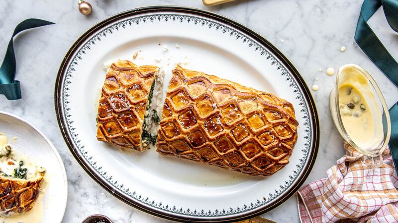 The wild sea bass en croute from Sustainable Seafood Ireland.