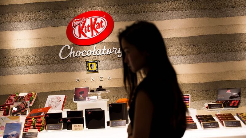KitKat: “Chocolatory” boutiques are already common in Japan. Photograph: Behrouz Mehri/AFP/Getty