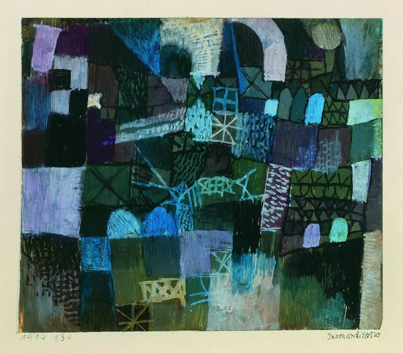 Innenarchitektur, by Paul Klee. Photograph: Von der Heydt-Museum, Wuppertal