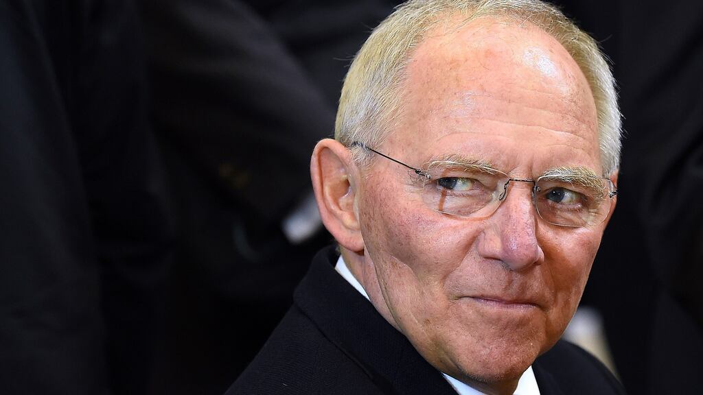 Bundestag president Wolfgang Schäuble: His relationship with Angela Merkel has been chilly  since 1999 when she sidelined him as party chairman to snatch the leadership. Photograph:  Emmanuel Dunand/AFP/Getty