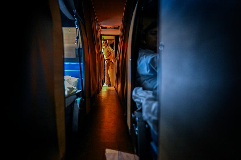 Premium coach lines have significantly fewer overhead costs than rail and airlines. Photograph: Kenny Holston/The New York Times