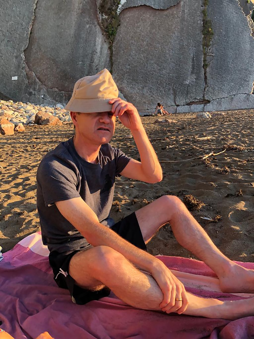 Poraic wears the hat that used to hang on his door in Kimmage. He says that it gets called upon 'considerably more than the customary week or so it was required in Dublin'