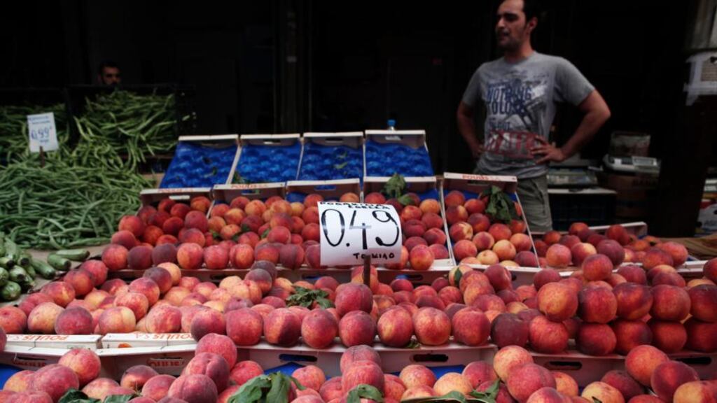 Ten per cent of EU agricultural exports go to Russia annually and their total value is around €11 billion. Photograph: Alkis Konstantinidis/Reuters