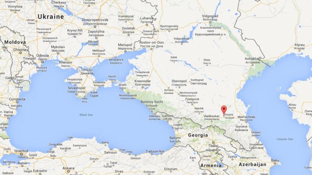 The blast occurred outside a concert hall in Grozny, the capital of Russia’s troubled North Caucasus region of Chechnya. Image: Google Maps