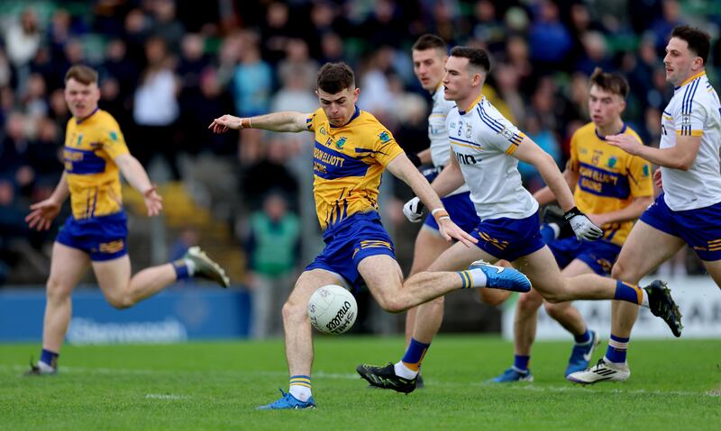 Summerhill’s Eóghan Frayne in action during the Meath SFC final against Ratoath. Photograph: James Crombie/Inpho