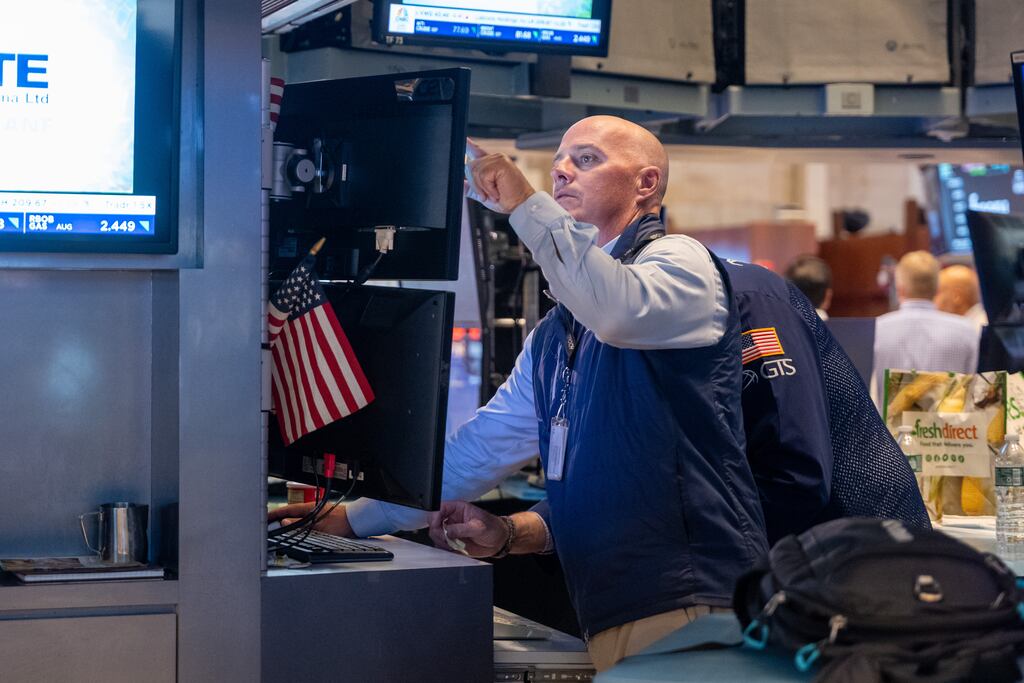 The Nasdaq and the S&P 500 rose more than 1% in early trading. Photograph: Spencer Platt/Getty Images