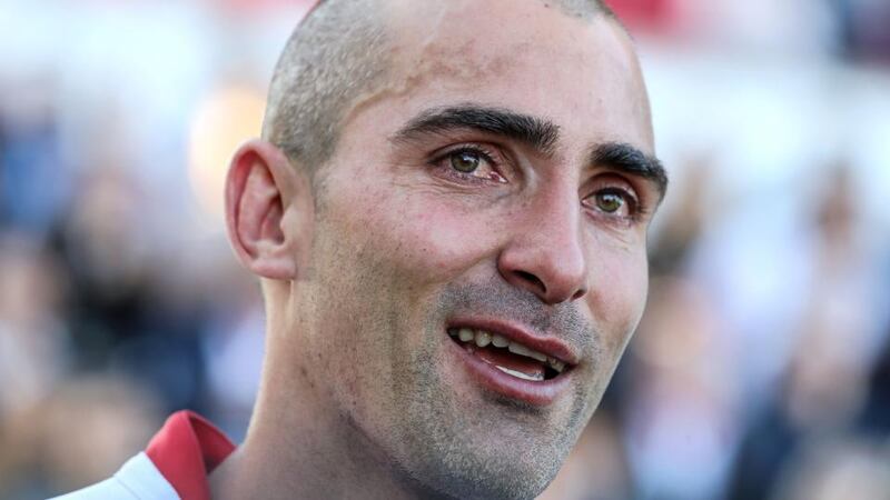 Ruan Pienaar says goodbye to Ulster after victory in his final match against Leinster last year. File photograph: Dan Sheridan/Inpho