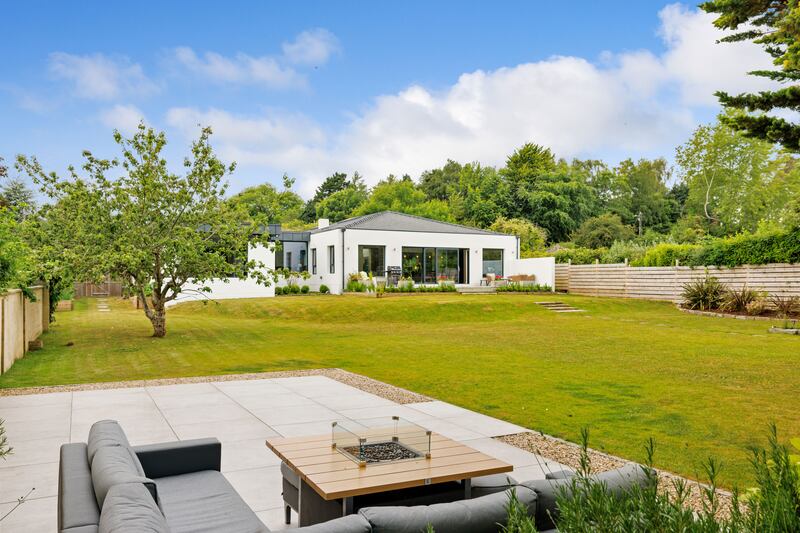 Spacious back garden