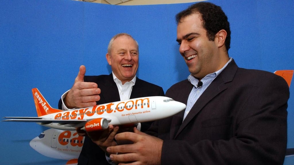 EasyJet's founder Stelios Haji-Ioannau (right). A competition worth €500,000 has been set up by Mr Haji-Ioannau. Photograph: PA