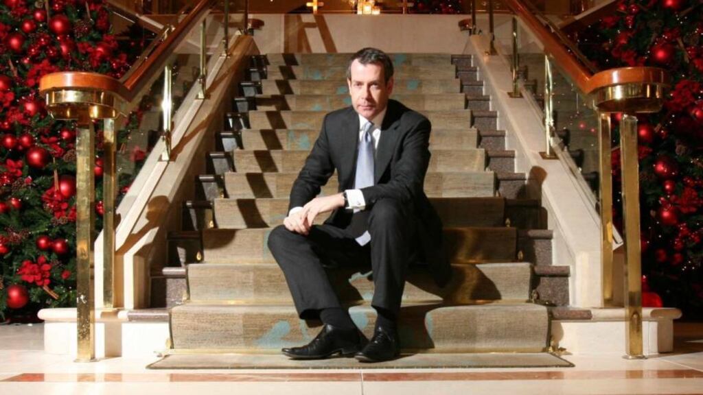 Bill Walshe: doing his bit for the folks back home