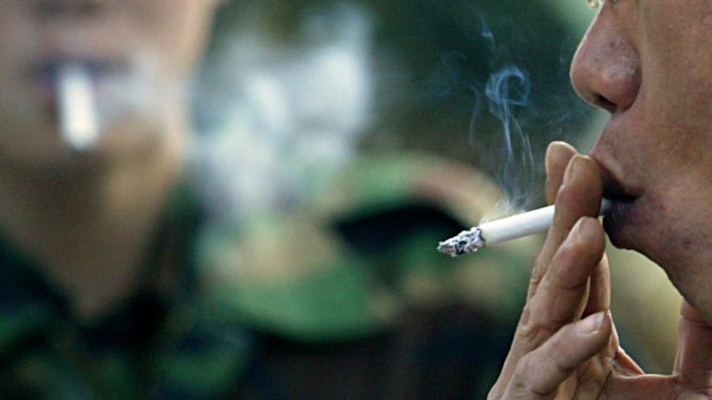 The average cigarette contains over 60 cancer-causing agents and other chemicals designed to get young people addicted, an Irish Cancer Society conference has been told. Photograph: Reuters