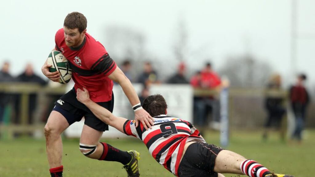 Tullamore captain Aaron Deverell: can lead his side from outhalf to victory at Edenderry. Photograph: Inpho