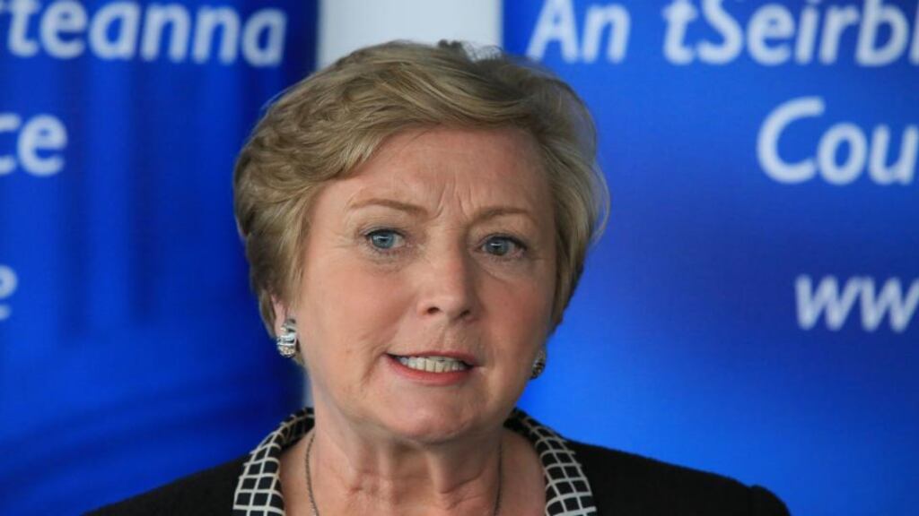 Minister for Justice Frances Fitzgerald: “We have reached a point where Italy and Greece, who are really on the front line, are under unsustainable pressure.” Photograph: Collins