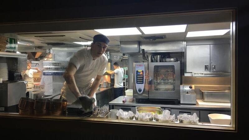 "There are nine chefs working alongside me, and for the guts of an hour, no one says a word. Nothing at all."