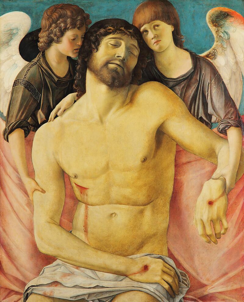 Bellini's Dead Christ Supported by Two Angels