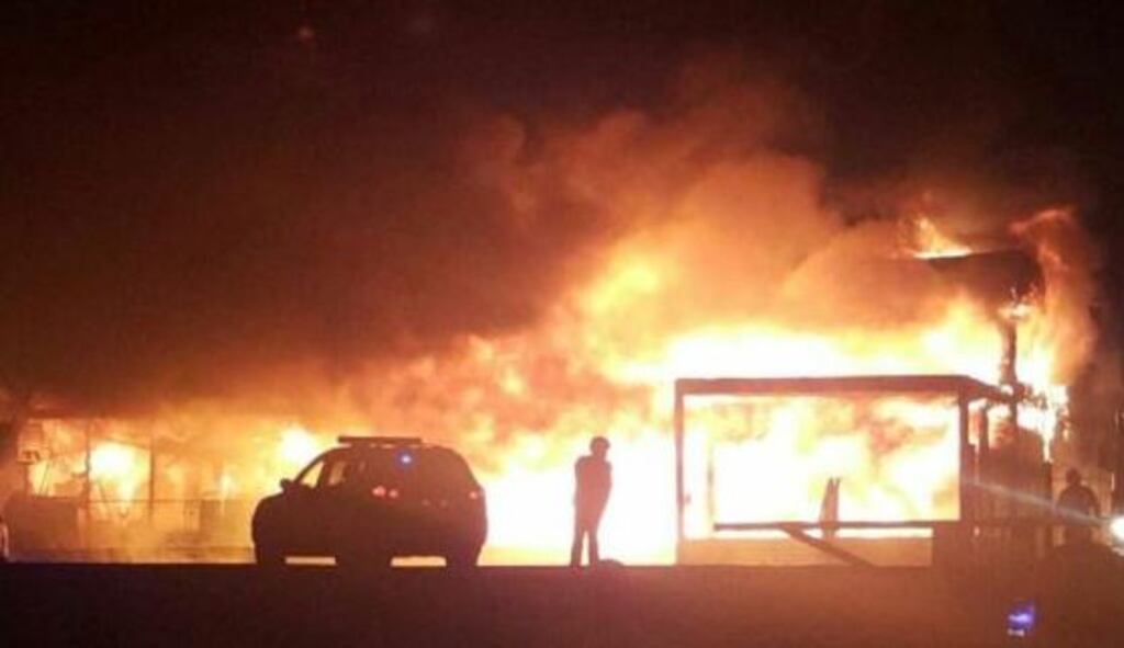 A fourth person has been arrested in connection with a fire that destroyed a paper factory in Drogheda, Co Louth on Saturday night.