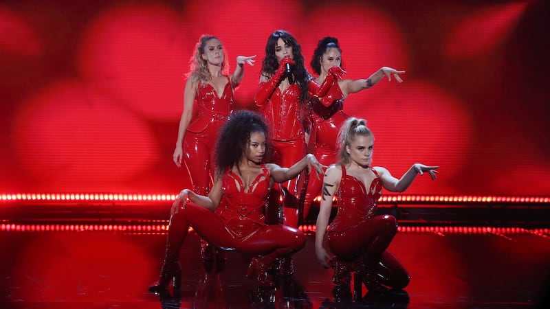 Camila Cabello performs on The Graham Norton Show.