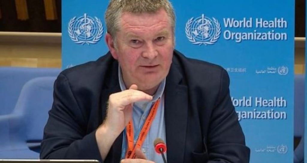 World Health Organisation (WHO) health emergencies programme director Dr Mike Ryan. File photograph: AFP via Getty Images.