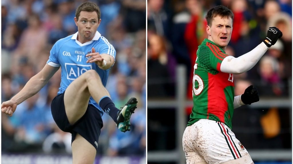 Dean Rock and Cillian O’Connor will play key roles in this year’s All-Ireland football final. Photographs: Inpho