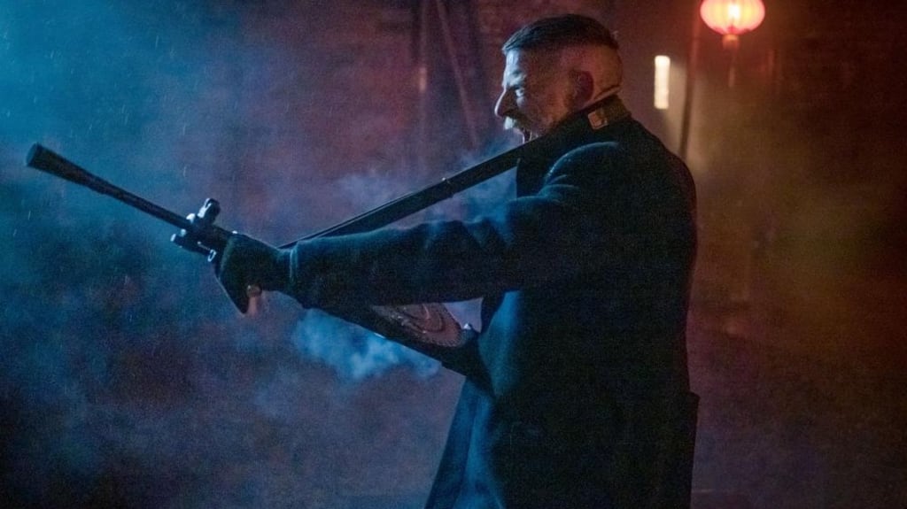 Violence, more violence . . . Paul Anderson as Arthur Shelby. Photograph: Matt Squire/BBC/Caryn Mandabach Productions