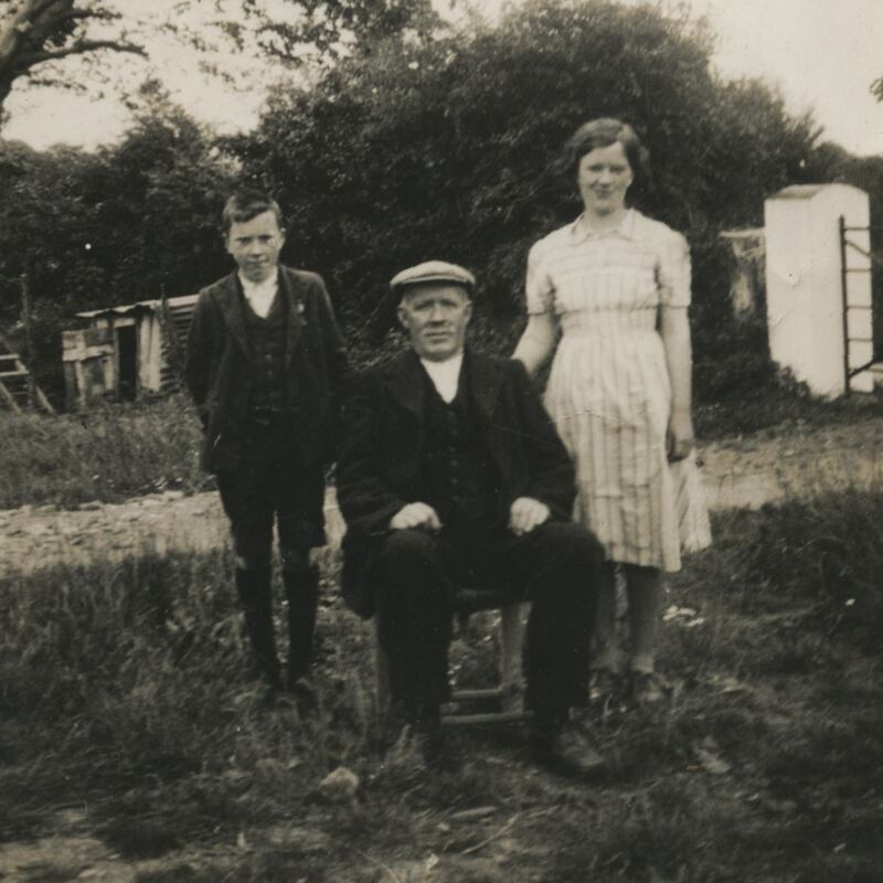 Patrick O'Meara (seated) with Barry Houlihan's granduncle Gerald O'Meara and grandmother Mary Raleigh