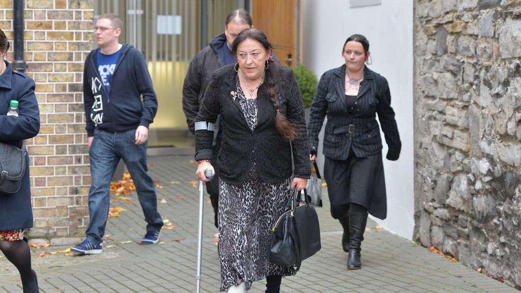 Helen Cruise leaving the fitness-to-practise hearing at the Medical Council with members of her family. Photograph: Alan Betson