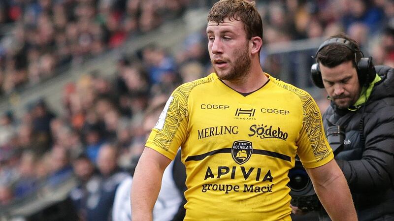 Pierre Bourgarit: The 23-year-old hooker made his French debut against the All Blacks at just 20, and broke back into Les Bleurs this season. Photograph: Laszlo Geczo/Inpho