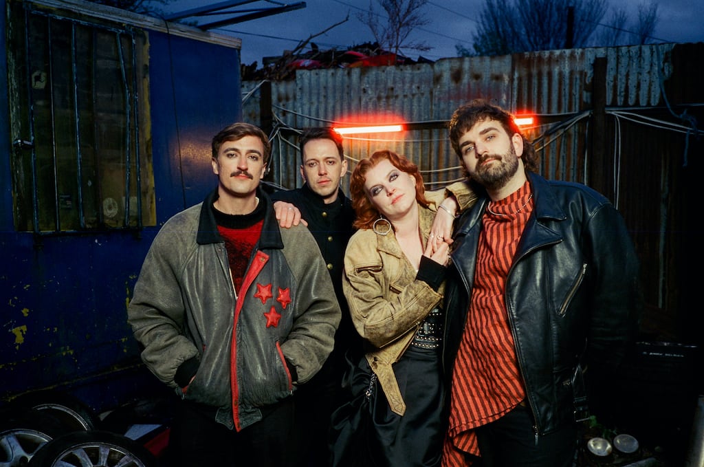 Sprints: 'It is a very melancholic place that we live in, because we’re having the time of our lives and the world has never been worse,' says frontwoman Karla Chubbs: Photograph: David Willis