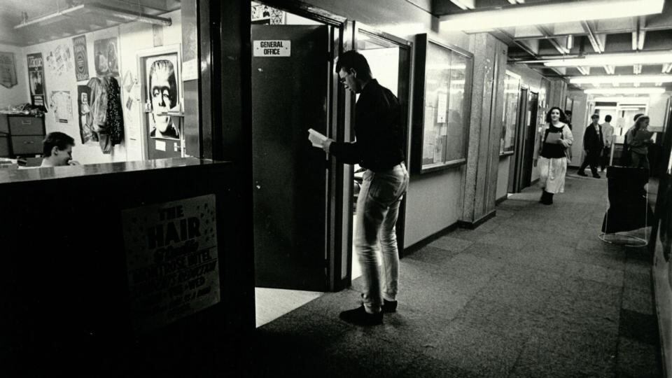 Former union offices at Library Tunnel