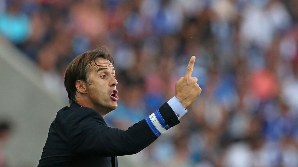 Julen Lopetegui has been announced as the new head coach of the Spanish national team. Photograph: EPA