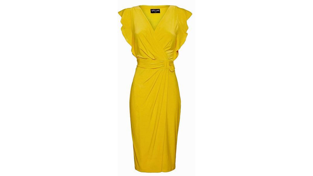 Yellow dress (€179), by Ossie Clarke London at Debenhams
