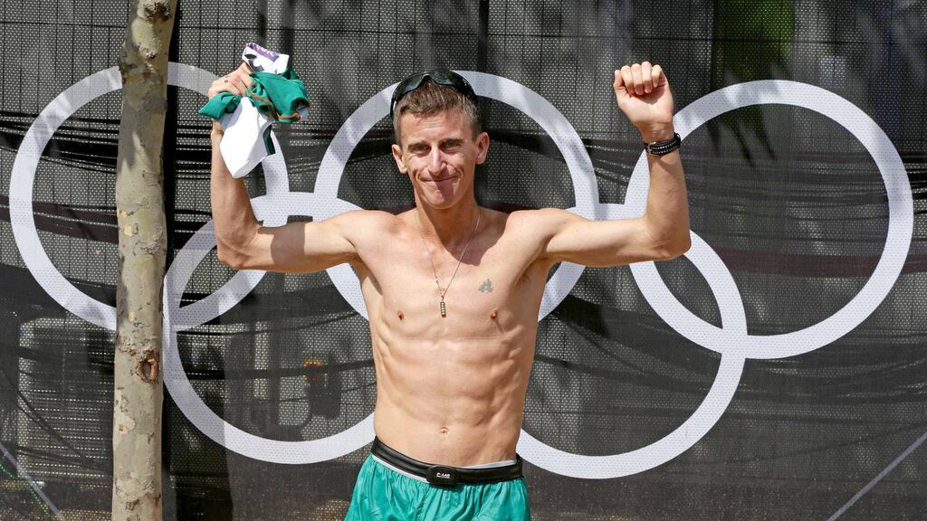 Ireland’s Rob Heffernan will soon receive his 2012 Olympic bronze medal for the 50km walk. Photograph: Morgan Treacy/Inpho.