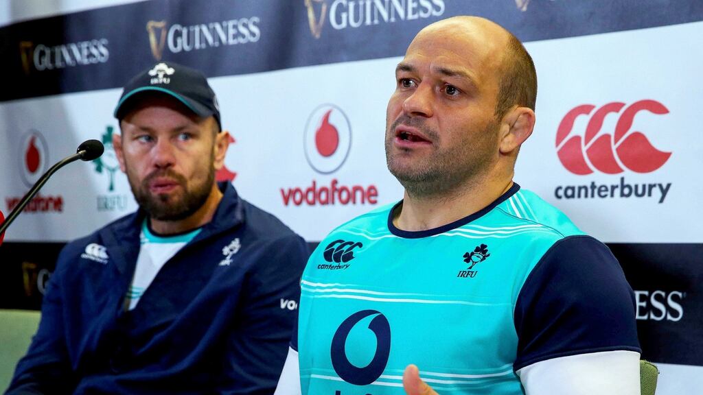 Ireland captain Rory Best speaks at a press conference ahead of the Test match against New Zealand. Photo: Oisin Keniry/Inpho