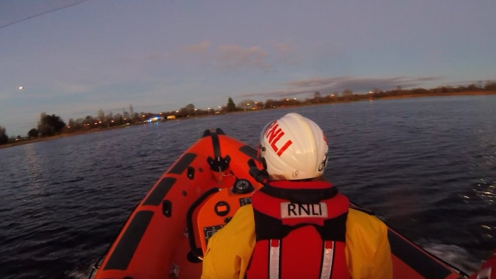 Valentia Coast Guard requested the launch of Lough Derg RNLI lifeboat to assist the woman who was at the northern end of the lake. Photograph: RNLI