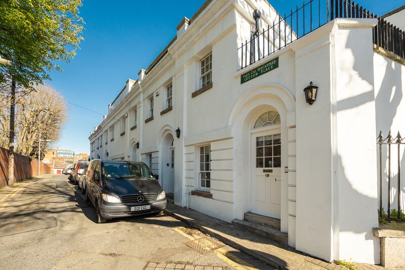 Eastern end of the terrace