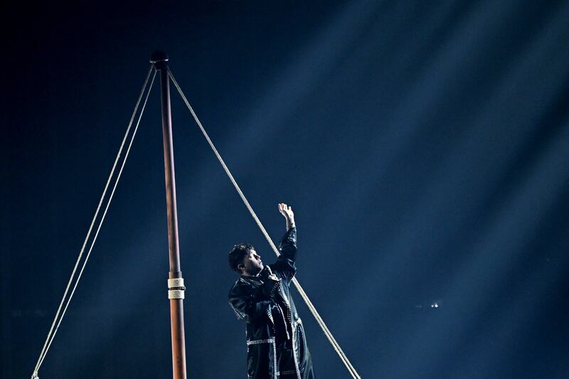 Johannes Pietsch, known as JJ, representing Austria. Photograph: Fabrice Coffrini/AFP/Getty