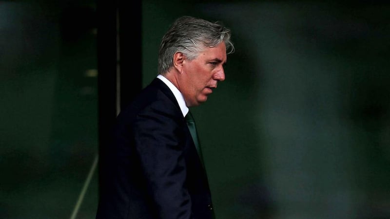 Fifa loan: John Delaney, head of the FAI, accepted €5 million from Sepp Blatter. Photograph: Donall Farmer/Inpho