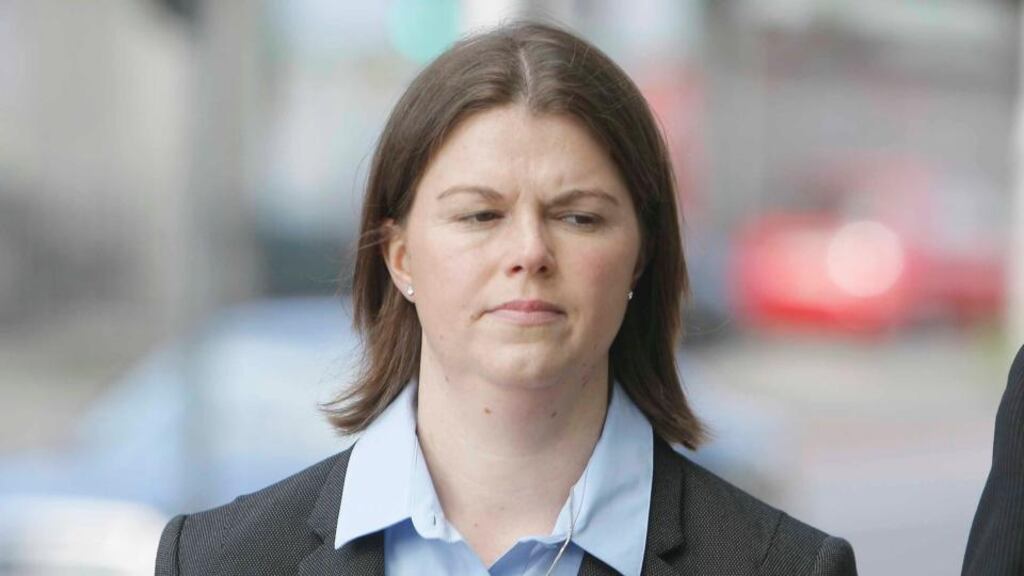 Sandra Higgins (34), of The Beeches, Drumgola Wood, Cavan, has pleaded not guilty at Dublin Circuit Criminal Court to intentionally or recklessly causing serious harm to a baby in 2012. Photograph: Collins Courts.