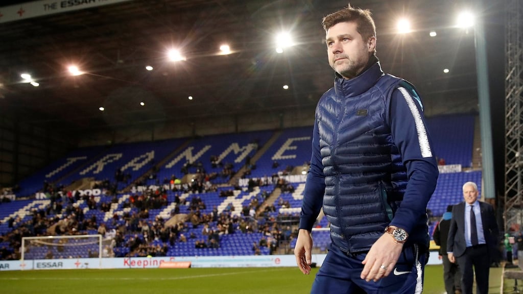 Mauricio Pochettino: “We’re doing a fantastic job but if we want to be real contenders, we need to operate in a different way in the future.” Photograph: Carl Recine/Reuters