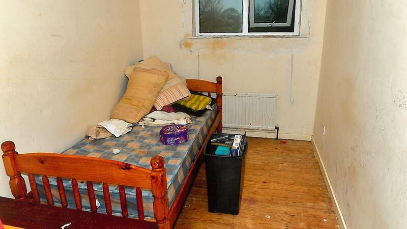 A room in the home of Keith and Caroline Baker who have been jailed after they sexually abused a vulnerable woman over an eight-year period. Photograph: PA