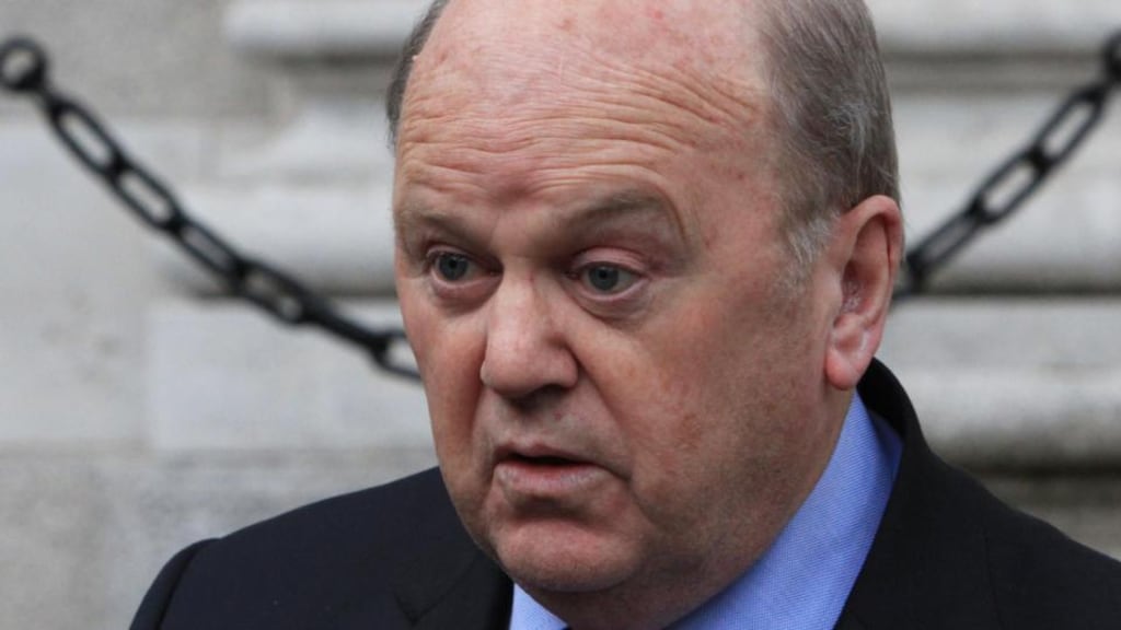 ‘Not only do the Ministerial instructions set out a long list of duties in relation to the closure of IBRC. The liquidators are also required to keep the Minister (Michael Noonan, above) fully in the loop at all times.’ Photograph: Nick Bradshaw