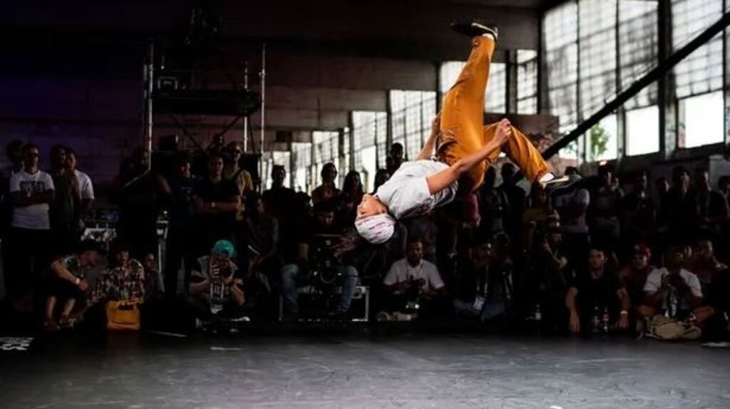 A breaking competitor at the World Urban Games in Budapest last year. Photograph: Little Shao/Reuters
