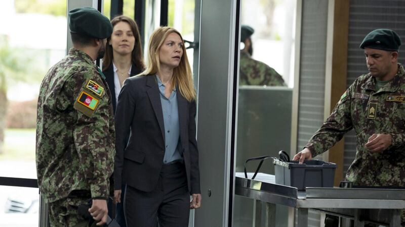 Andrea Deck and Claire Danes in Homeland