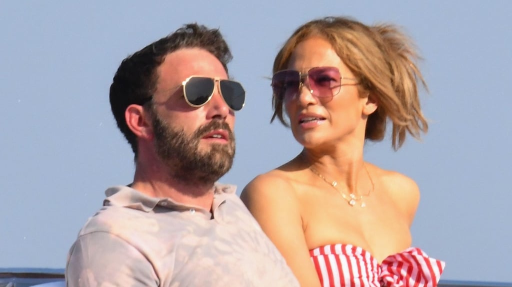 Bennifer: Ben Affleck and Jennifer Lopez in Italy at the end of July. Photograph: Mega/GC via Getty