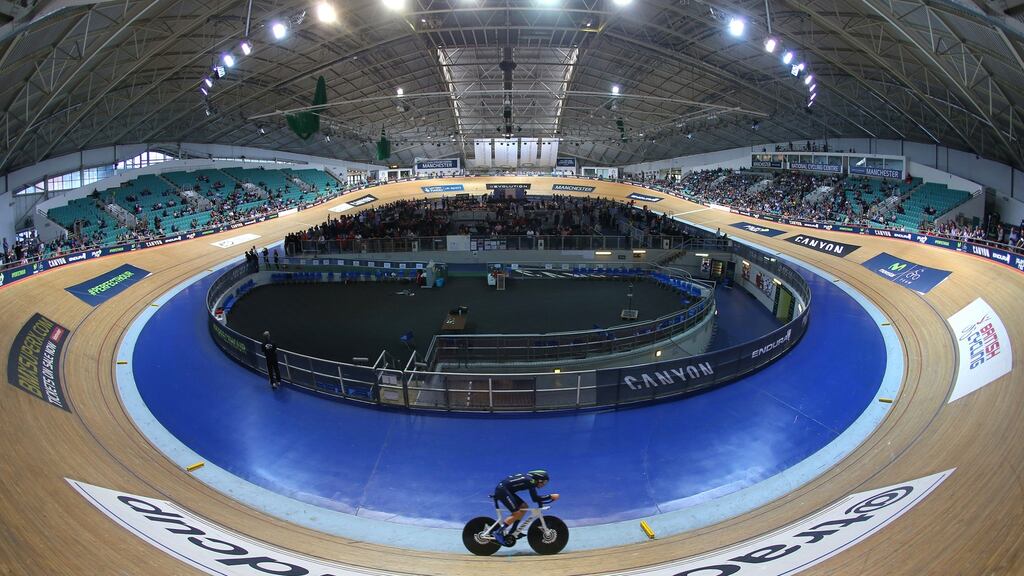 Two Ukad officials on Friday travelled to the Manchester Velodrome, known as the ‘Medal Factory’. Photo: Getty Images