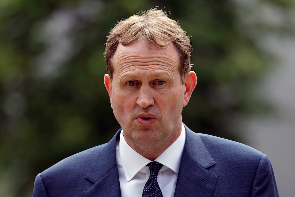 Minister for Justice Jim O’Callaghan is bringing proposals for higher personal injury awards to Cabinet. Photograph: Conor Ó Mearáin / Collins