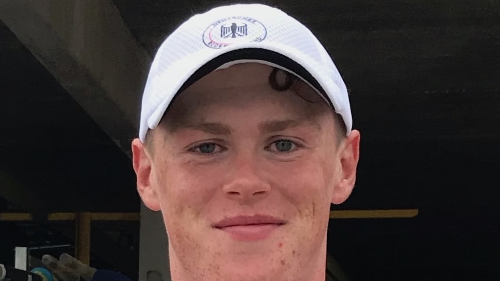 James O’Donovan of the Ireland coxed four which qualified for the A Final in Tokyo. Photo: Liam Gorman