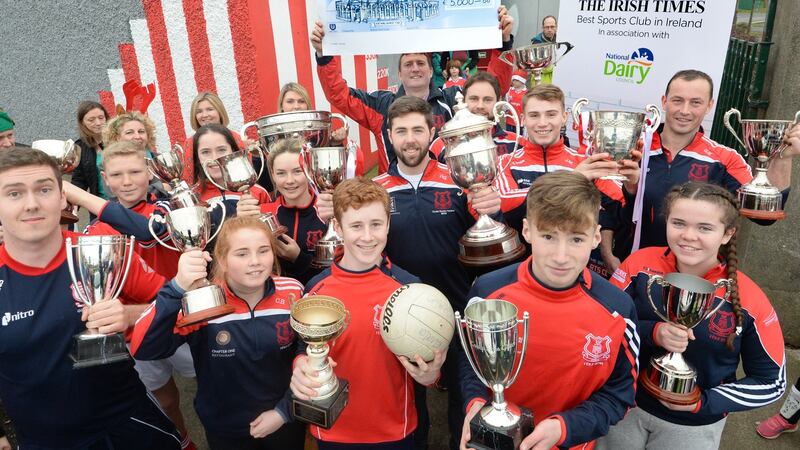 Cuala, currently The Irish Times Sports Club of the Year, has nearly 1,200 members aged under 18, takes responsibility for their own first aid. Every team has a proper first aid kit, although the most important tool in the box is “common bloody sense”, Zita McDermott suggests.  Photograph: Cyril Byrne