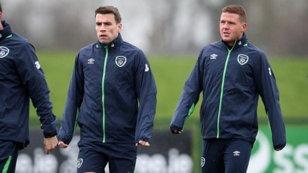 Everton and Ireland duo Seamus Coleman and James McCarthy have been out of action with contrasting injuries. Photograph: Ryan Byrne/Inpho